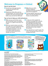 Progress with Oxford: Phonics Age 3-4 - Fiona Undrill - The English Bookshop